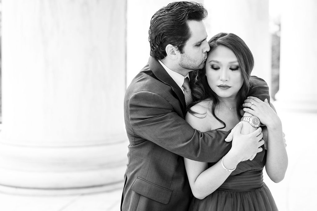 Jefferson Memorial Engagement Photography