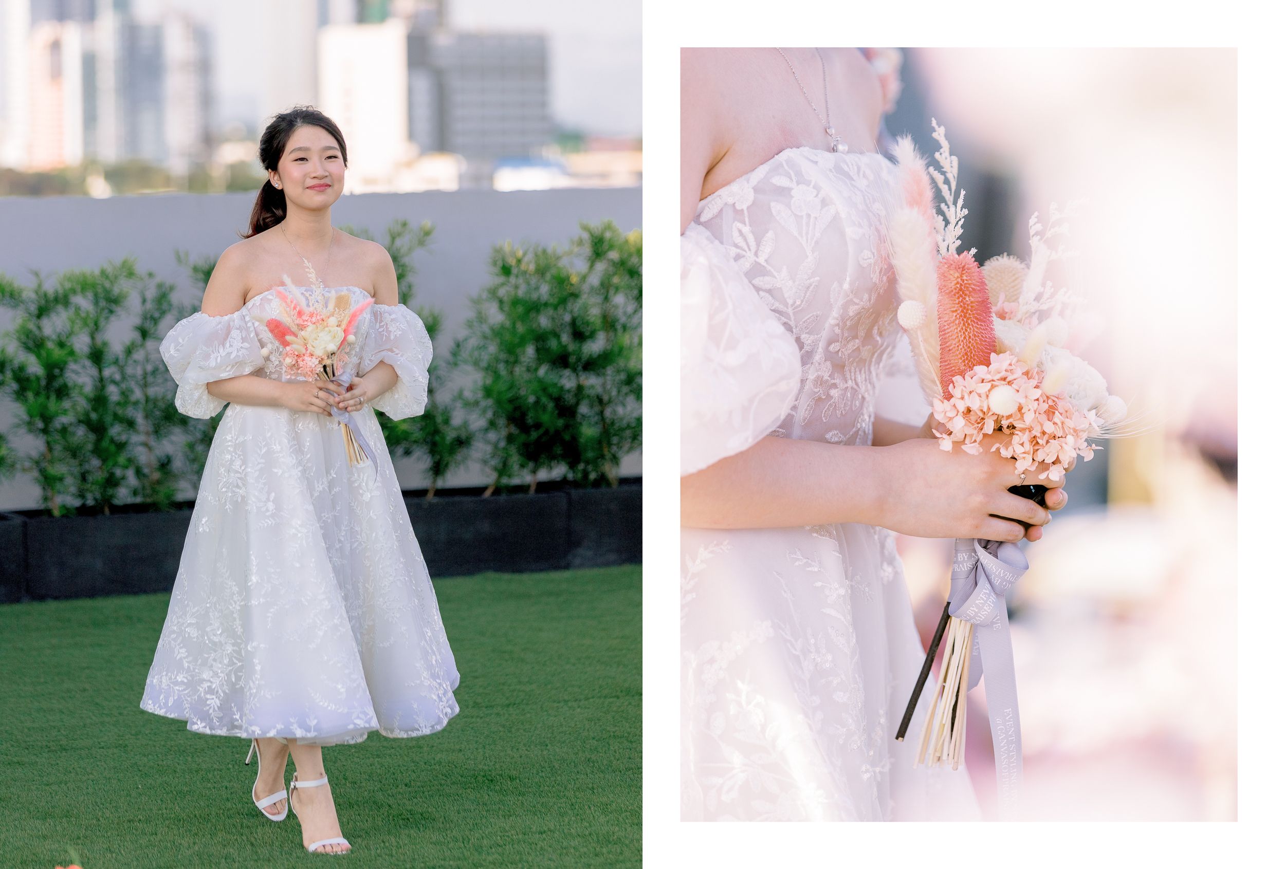 Kyle & Rowena | Pastel Rooftop Wedding