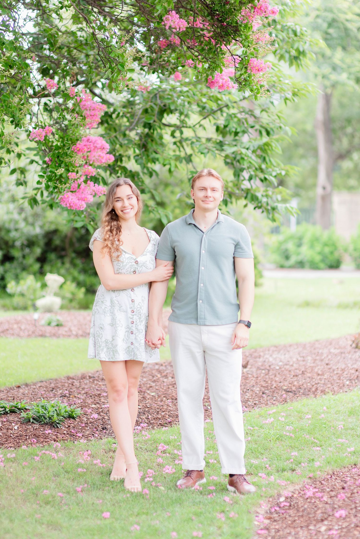 Engagement Session at Dallas Arboretum | Dallas Engagement Photographer