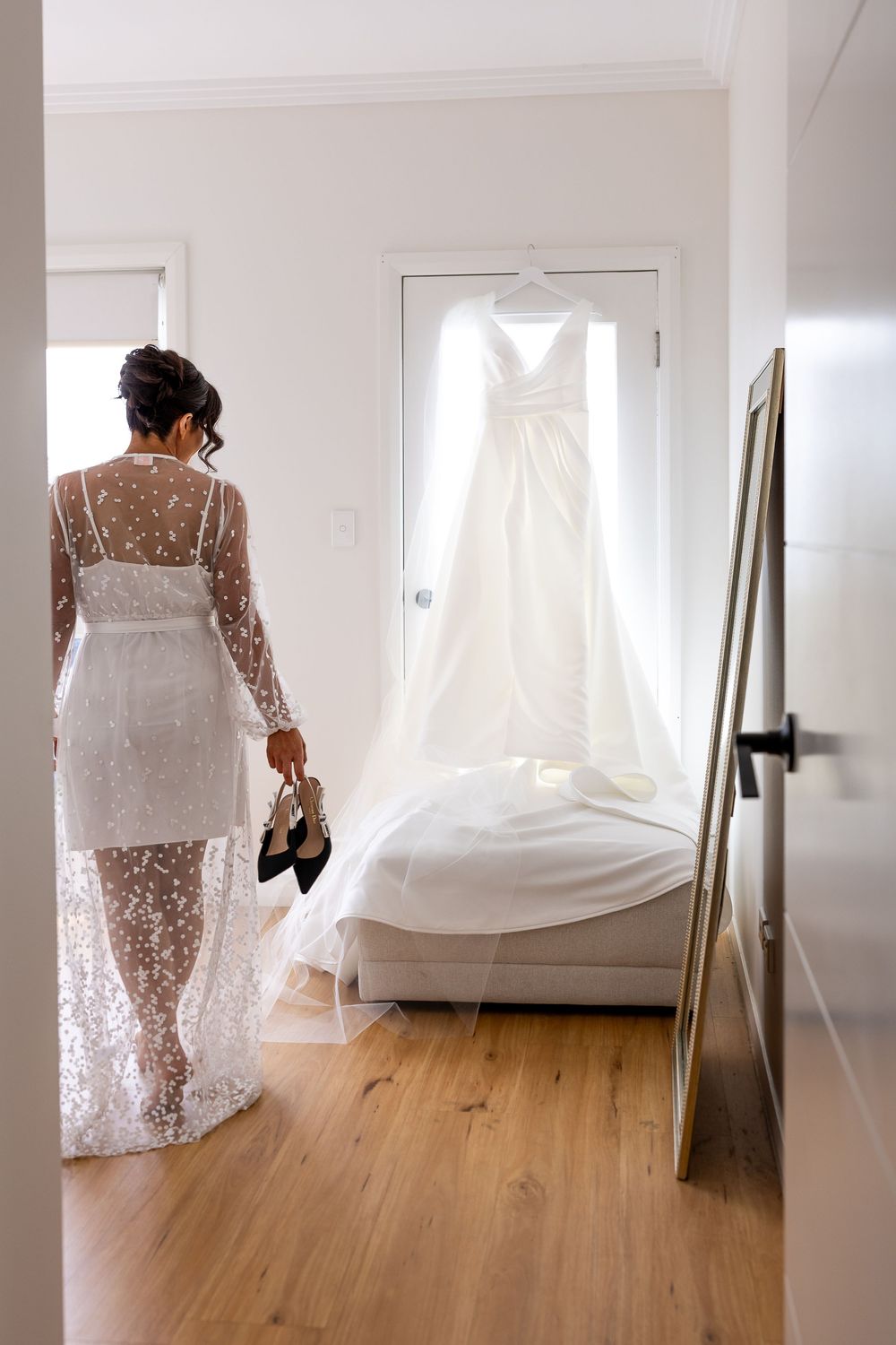 close up of bride getting ready, bride portrait