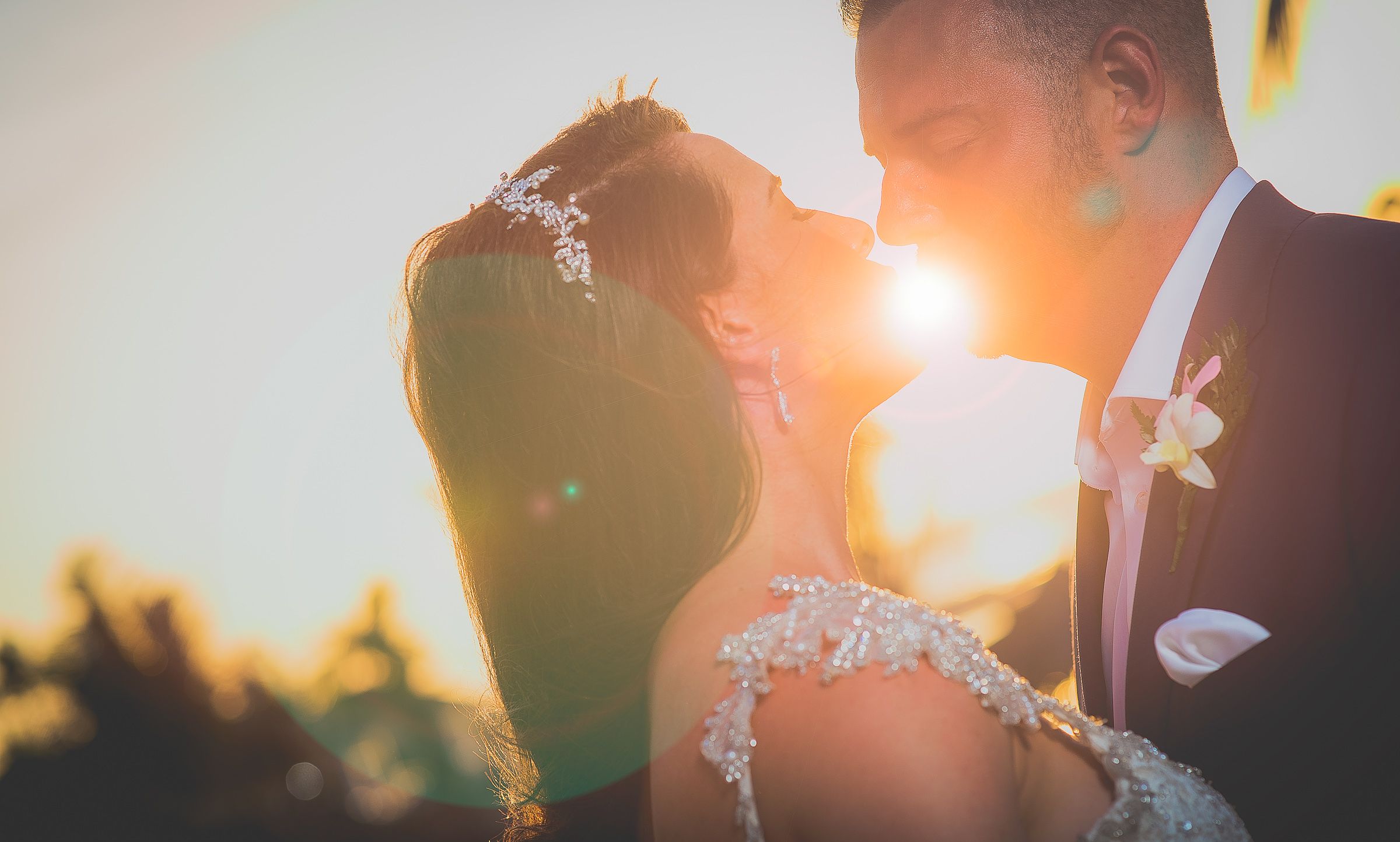 Romantic Bridal Portrait, luxury bride, Sunset, Hyatt Ziva, Sapple's Photography, Jamaica, Destination Wedding Portrait