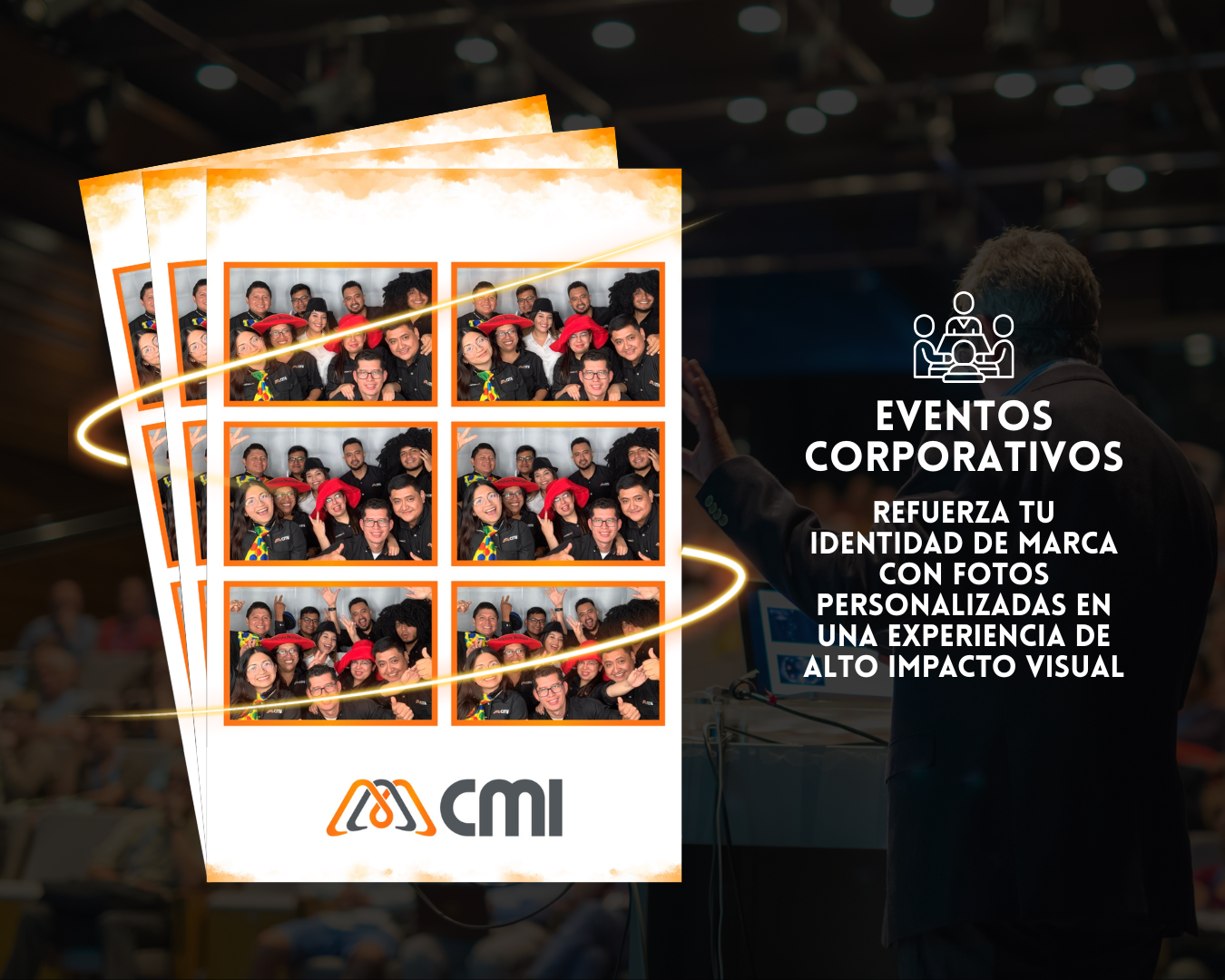 Cabina de fotos para activación de marca en Guatemala
