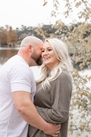 engaged couple