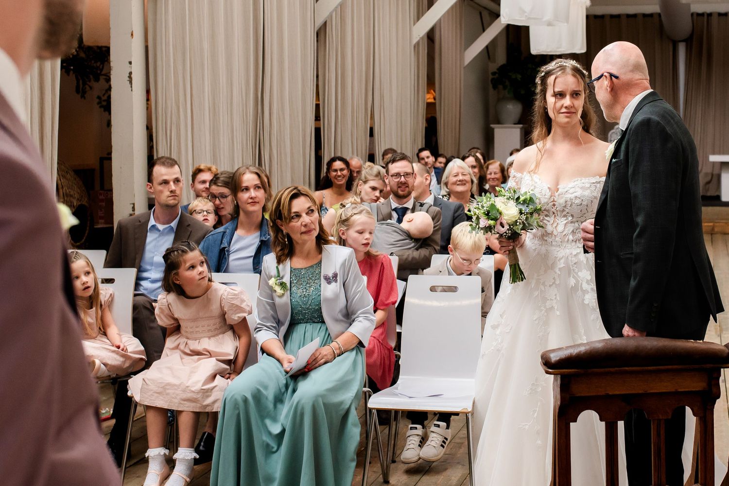 Christelijke Bruiloft vastgelegd door een christelijke trouwfotograaf uit Blaricum