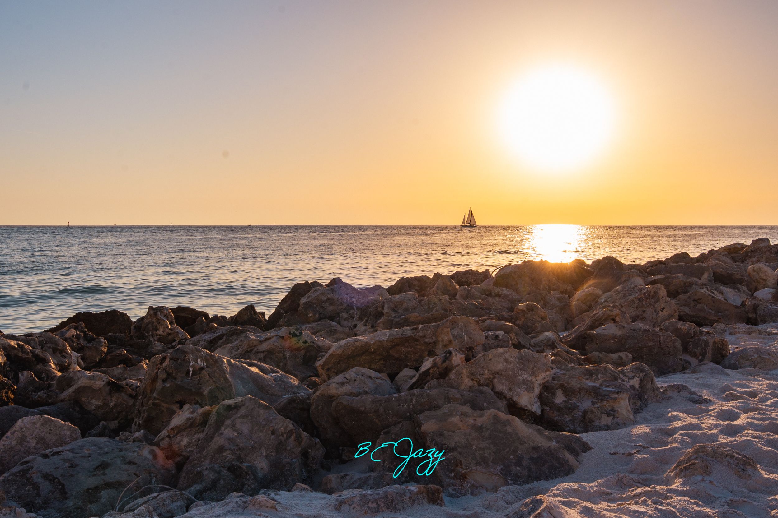 BE Jazy Photography-Fine Art-wall art-home-space-decor-coastal-seascapes-sunset-beach-clearwater beach-florida-sail boat