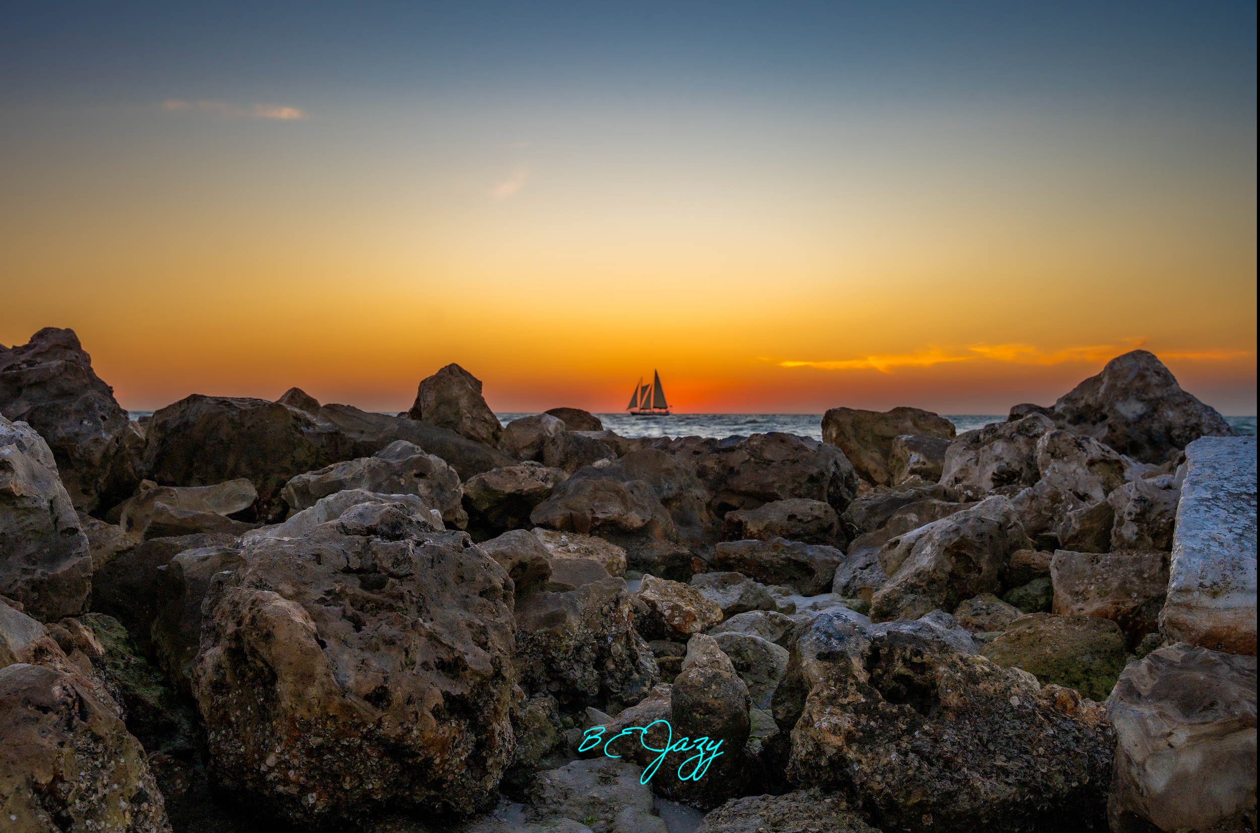 BE Jazy Photography-Fine Art-wall art-home-space-decor-coastal-seascapes-sunset-beach-clearwater beach-florida-sail boat