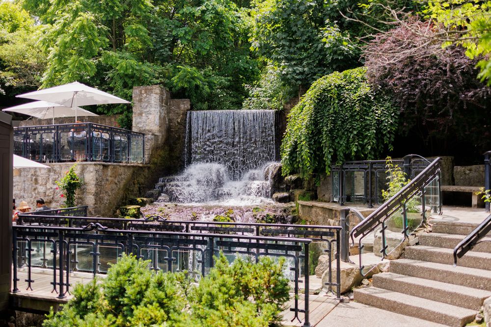 the Ancaster Mill water fall