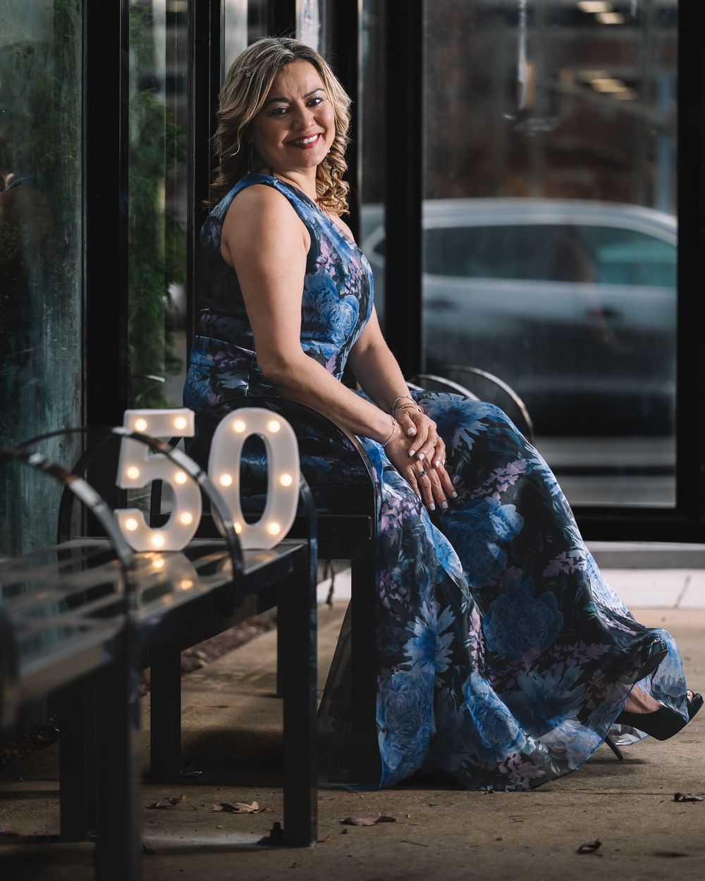 lifestyle model posing for personal branding shot