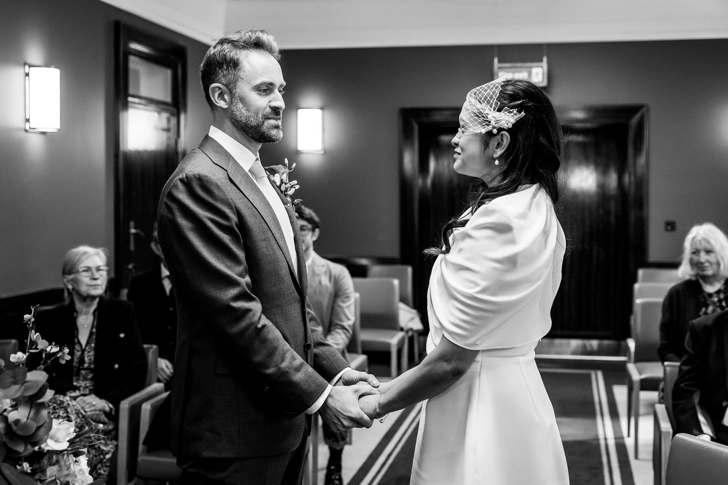 small wedding at hackney town hall