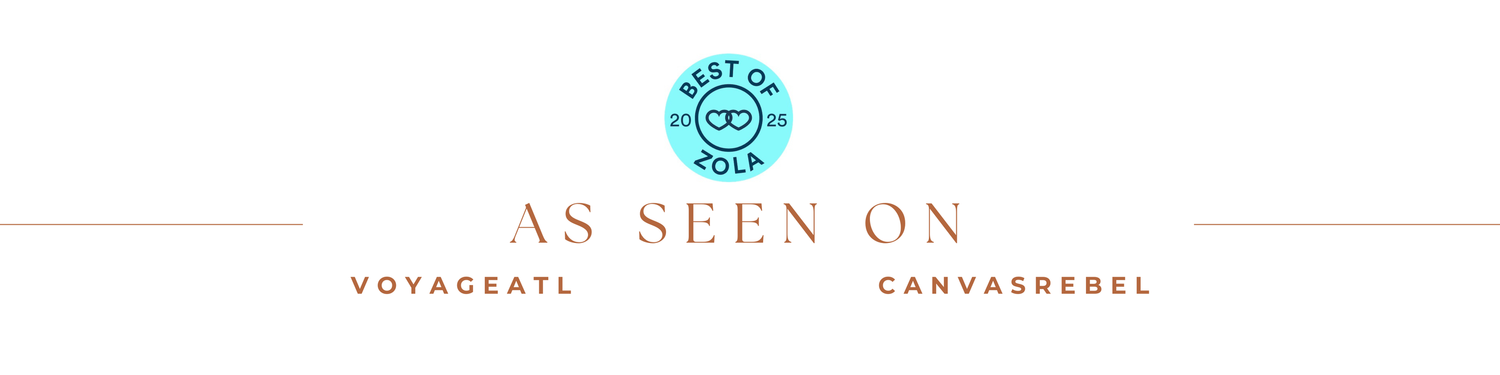 A circular blue logo with text 'As seen on' displayed in elegant typography against a white background.