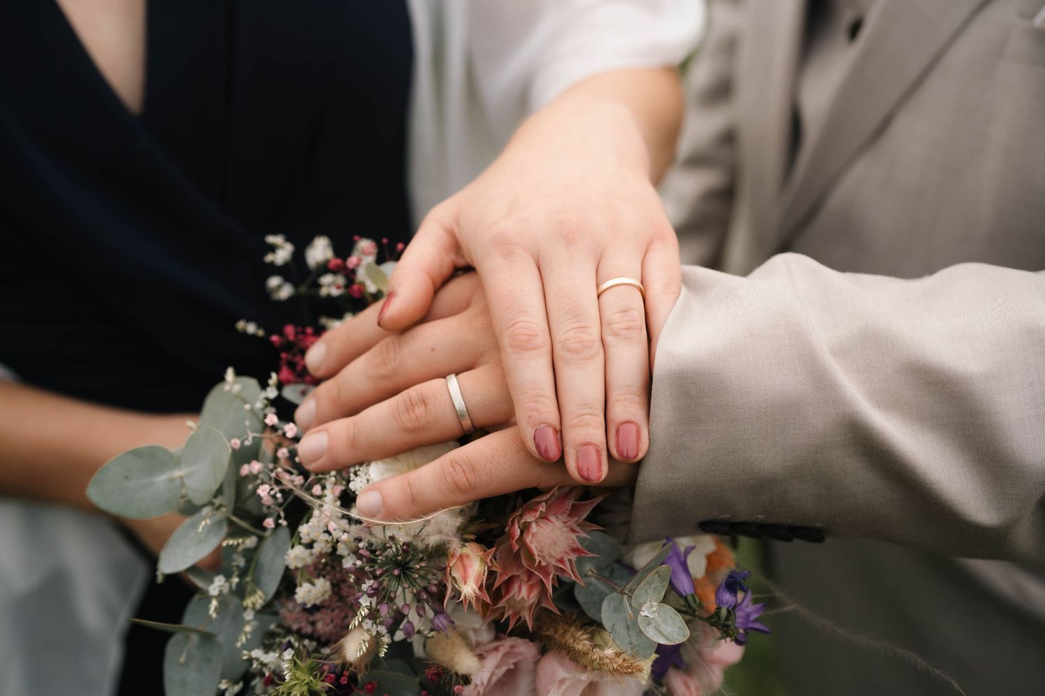 Ringe Hochzeitsfotos