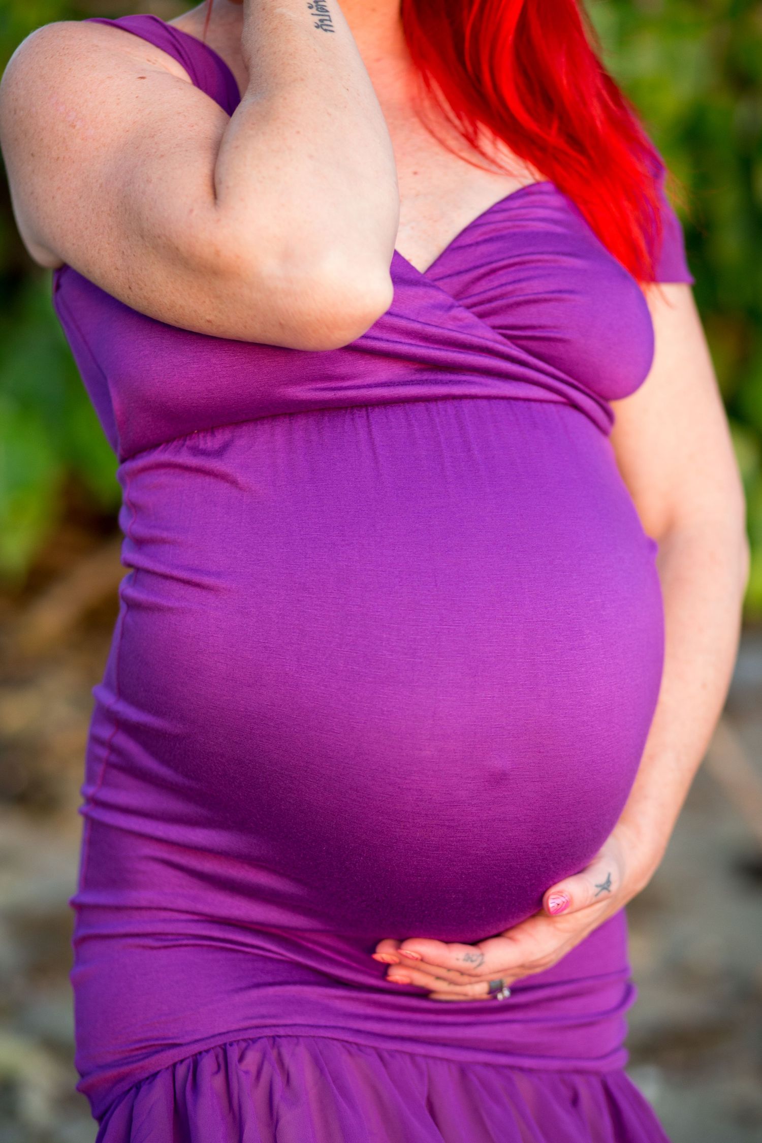 Maternity portrait. Condado Lagoon. San Juan, Puerto Rico.