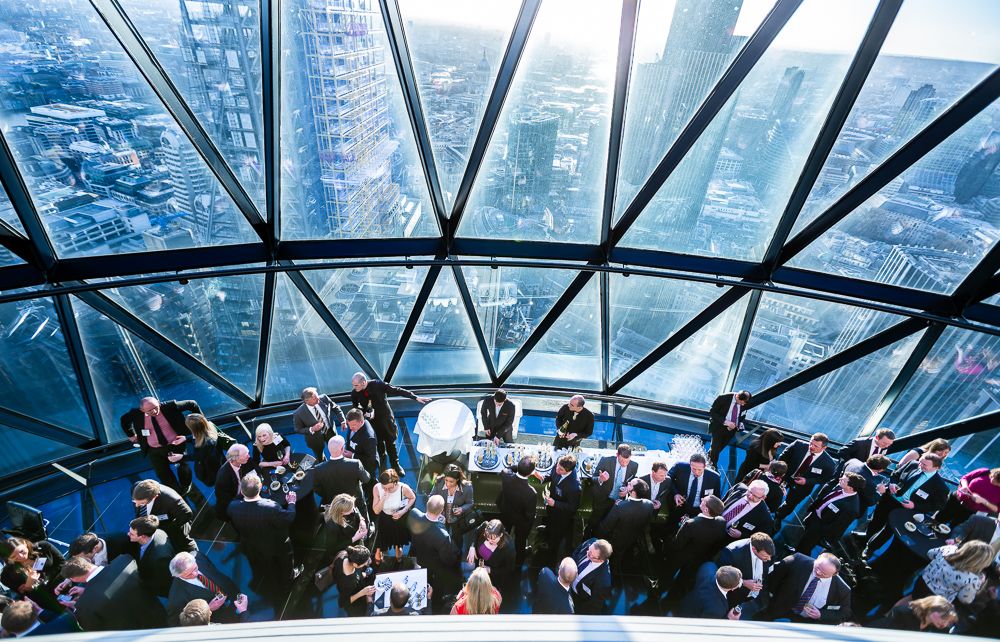 Event Photographer in London | Event at the Gherkin -2