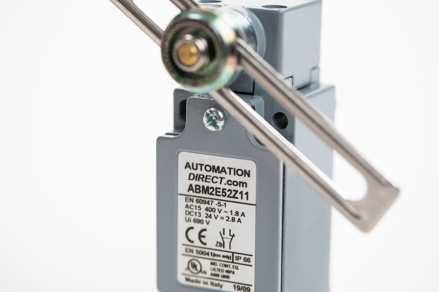 Industrial automation component photography on white background -14