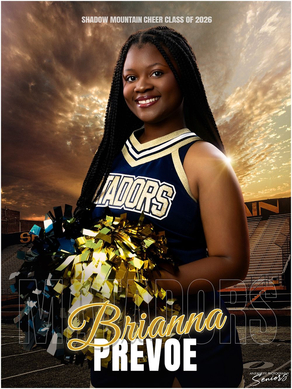 Phoenix Arizona Team Sports Banner Pictures by Anjeanette Photography Graduation High School Seniors AZ
Sports Banner team Pictures Phoenix