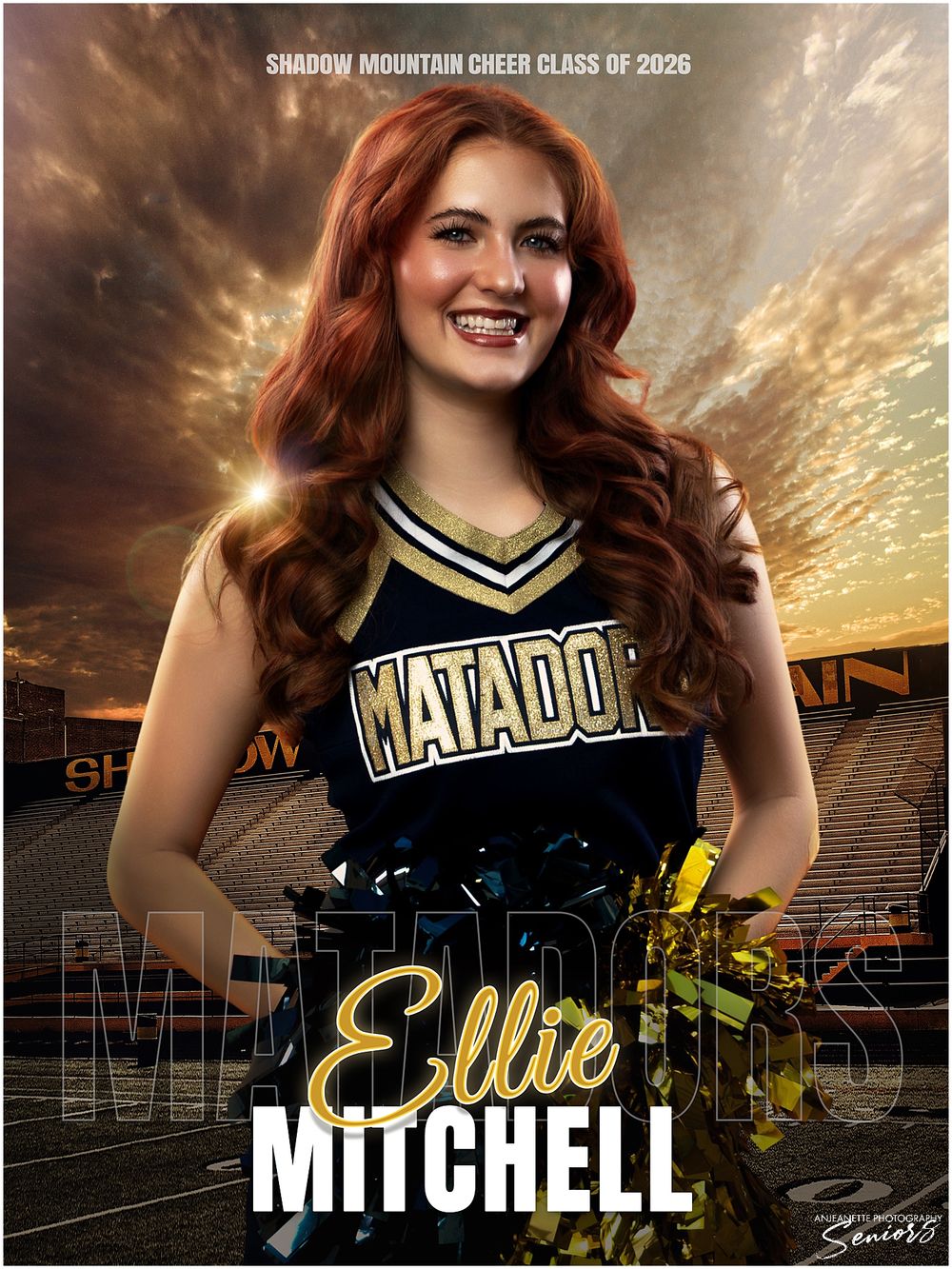 Phoenix Arizona Team Sports Banner Pictures by Anjeanette Photography Graduation High School Seniors AZ
Sports Banner team Pictures Phoenix