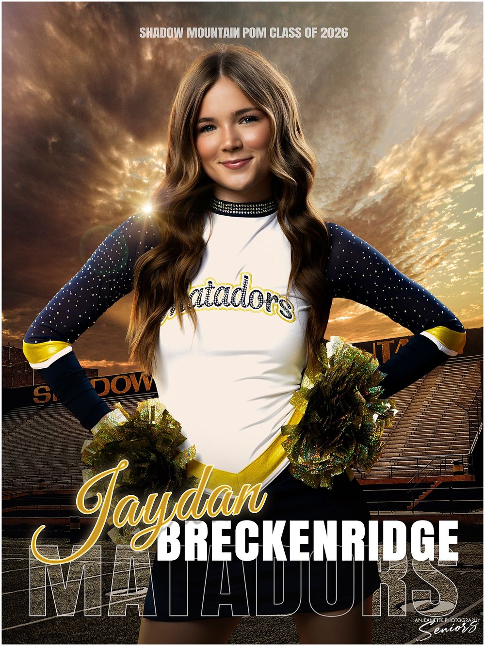 Phoenix Arizona Team Sports Banner Pictures by Anjeanette Photography Graduation High School Seniors AZ
Sports Banner team Pictures Phoenix