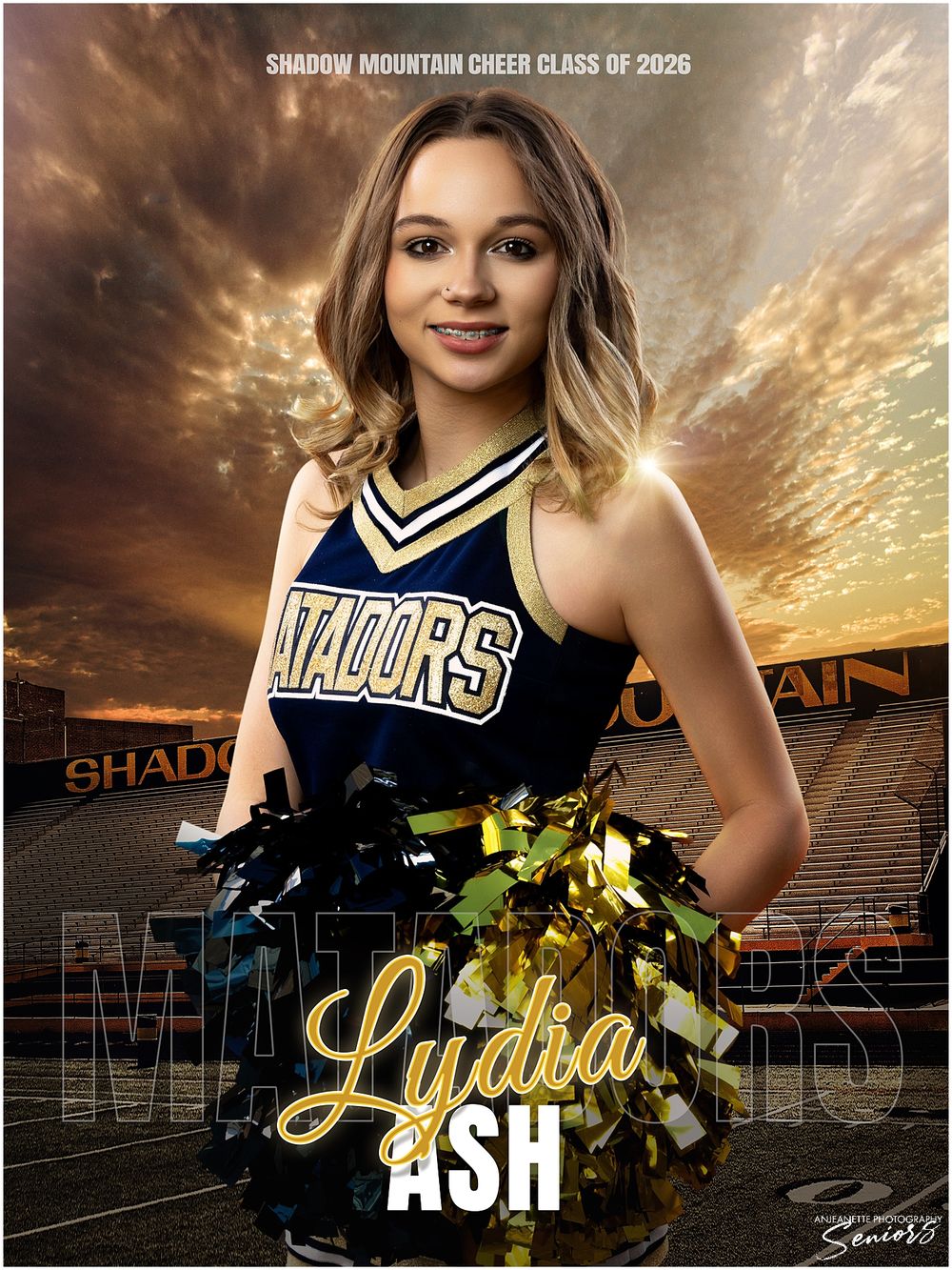 Phoenix Arizona Team Sports Banner Pictures by Anjeanette Photography Graduation High School Seniors AZ
Sports Banner team Pictures Phoenix