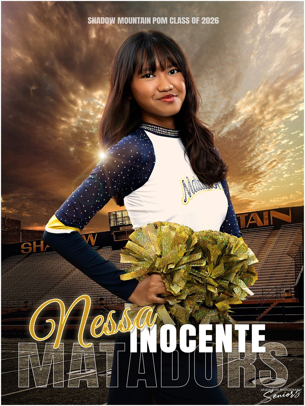 Phoenix Arizona Team Sports Banner Pictures by Anjeanette Photography Graduation High School Seniors AZ
Sports Banner team Pictures Phoenix