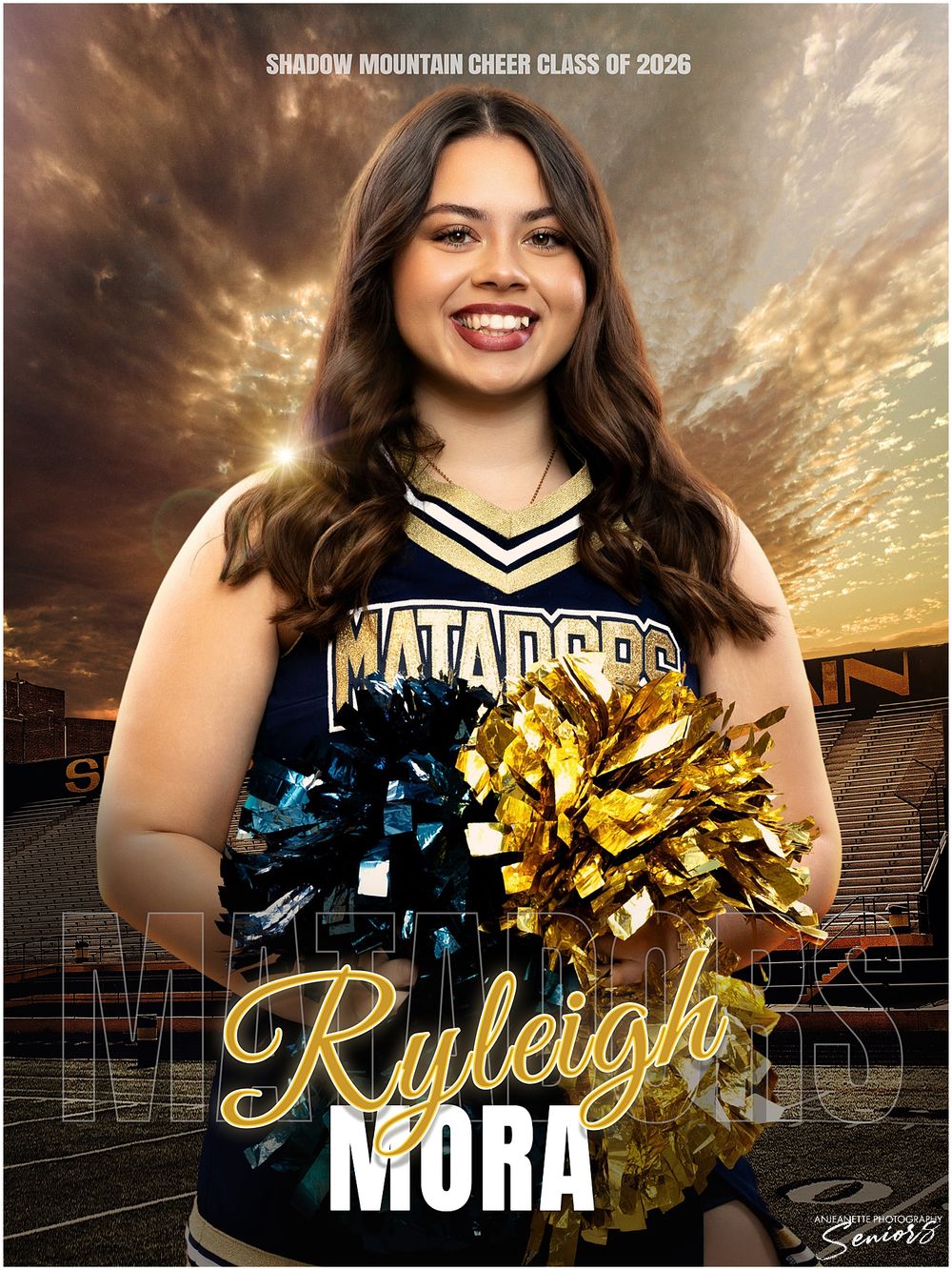 Phoenix Arizona Team Sports Banner Pictures by Anjeanette Photography Graduation High School Seniors AZ
Sports Banner team Pictures Phoenix
