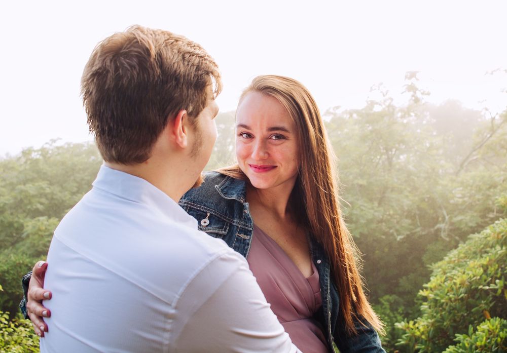 Engagement photoshoot, engagement photos, couple photos, Asheville photographer, North Carolina photographer, love, affordable photographer