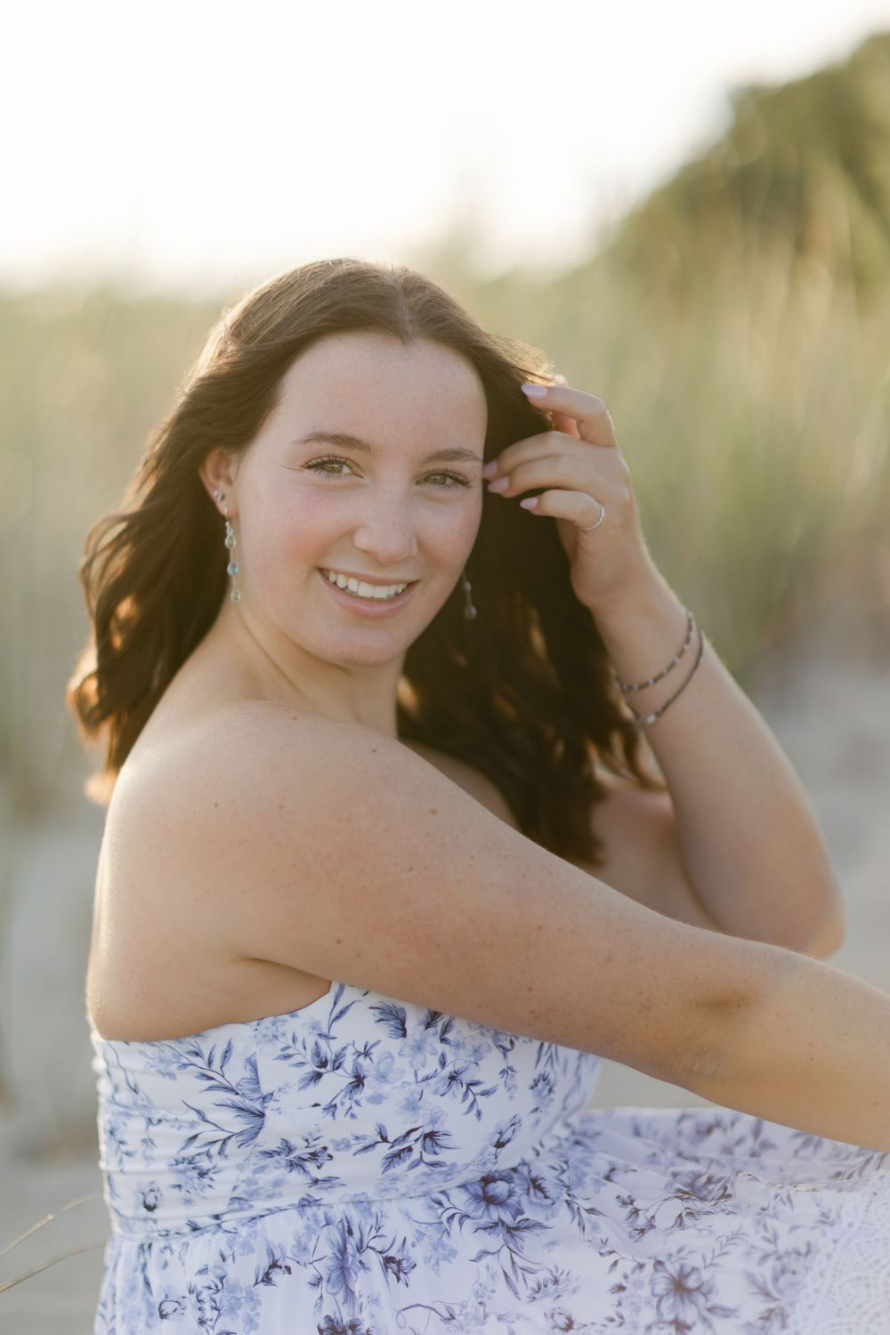 Ashley Nielsen Studio, Senior photography beach session. Deep River, Connecticut.
