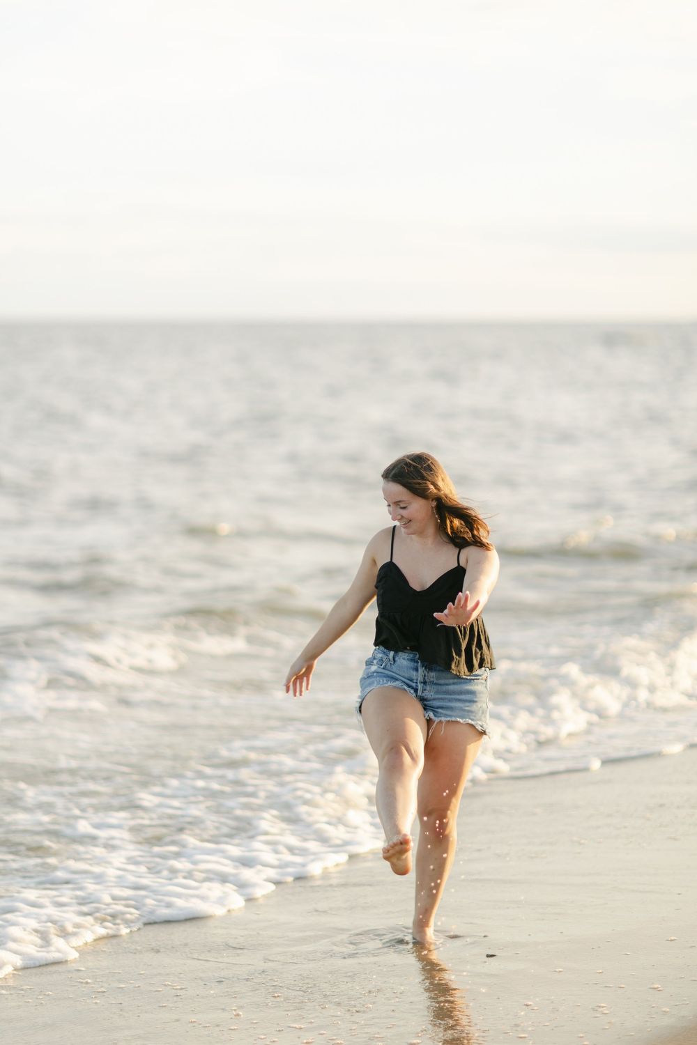 Senior photography beach session. Essex, Connecticut