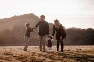 Family morning sunrise photography session