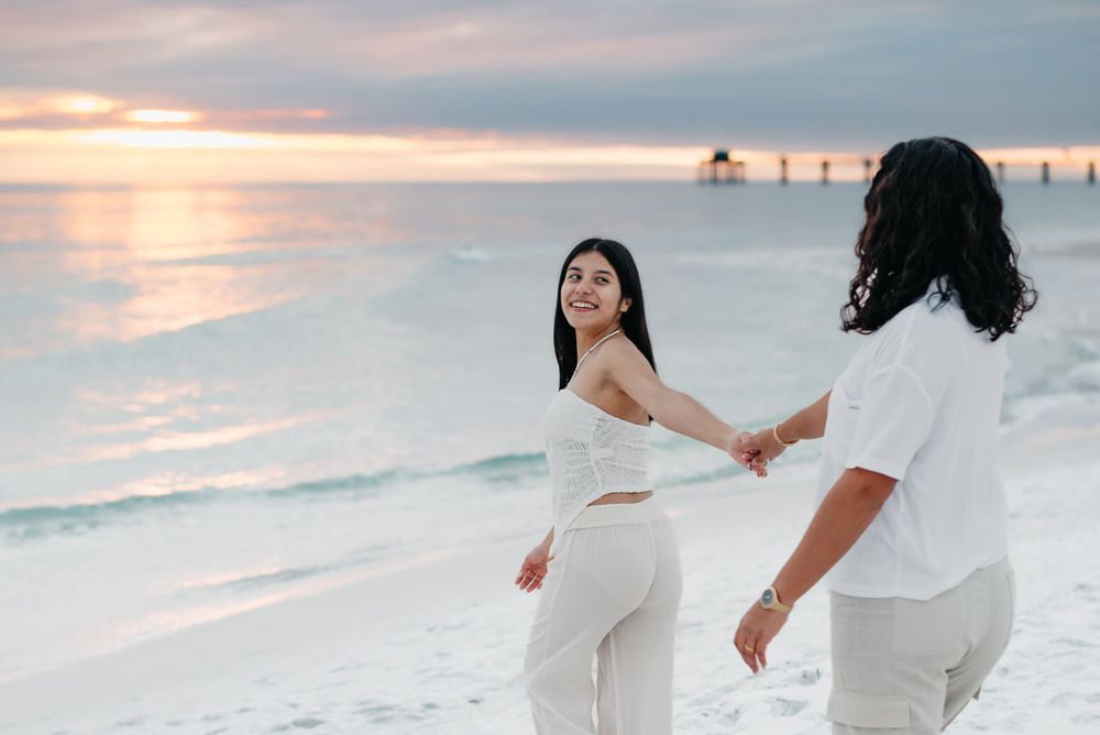 LGBTQ friendly couples photographer in Destin Florida MJ Photography. Best affordable engagement photographer in Fort Walton Beach