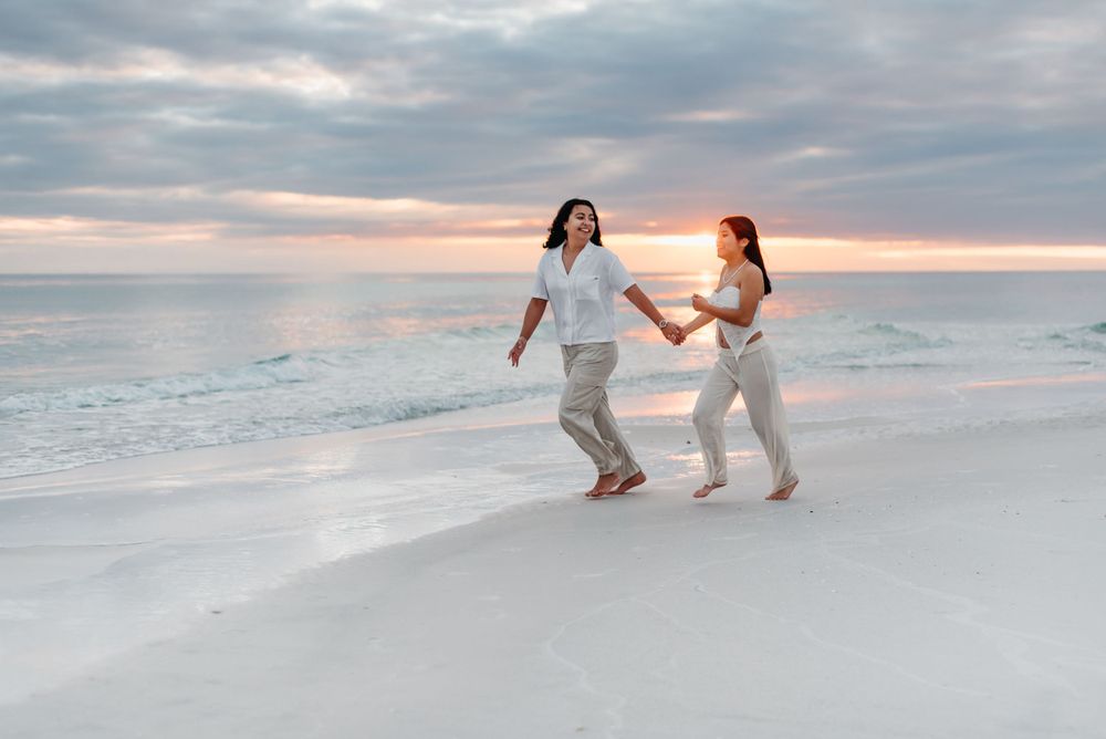 LGBTQ friendly couples photographer in Destin Florida MJ Photography. Best affordable engagement photographer in Fort Walton Beach