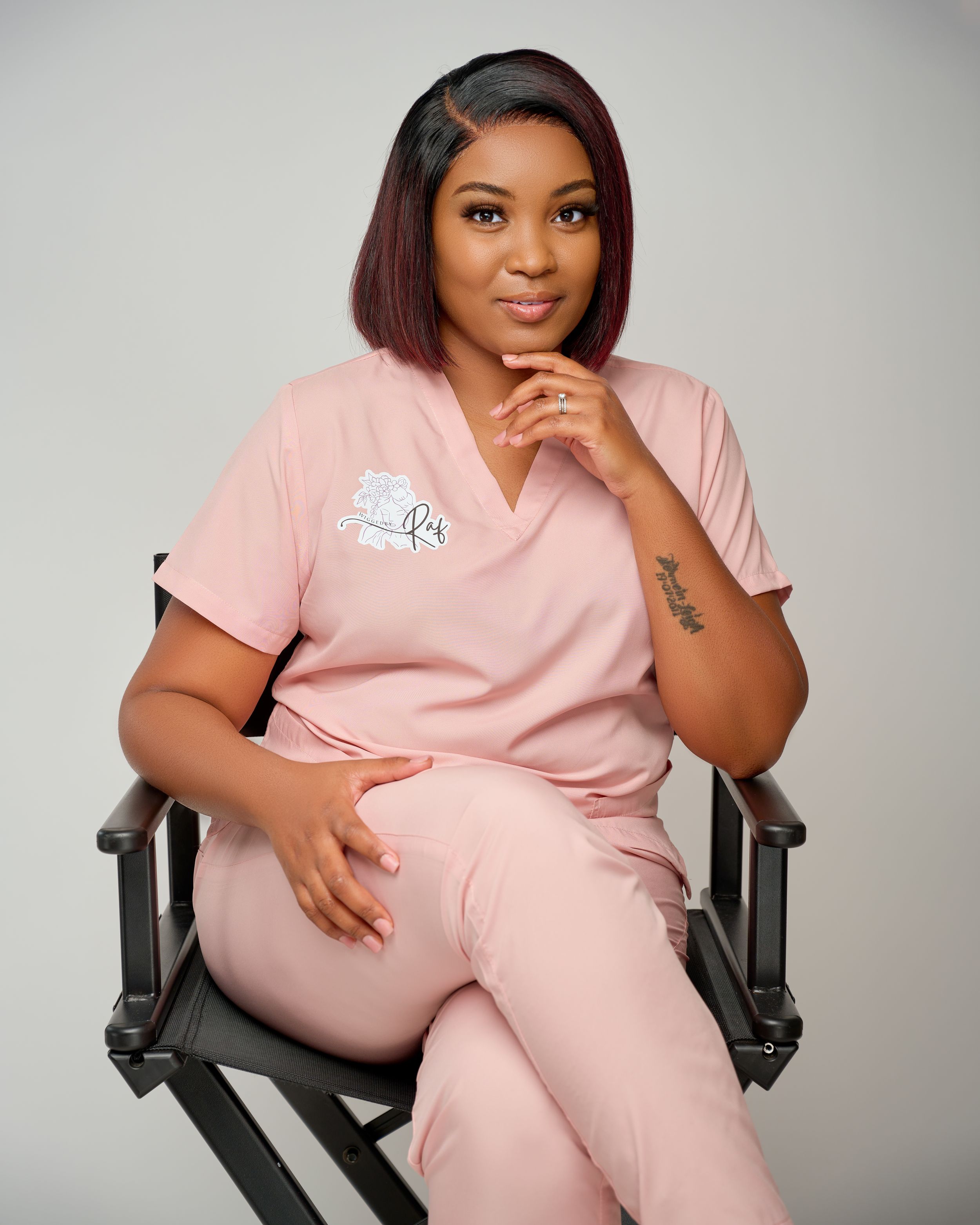 corporate branding photography of a hairstylist
