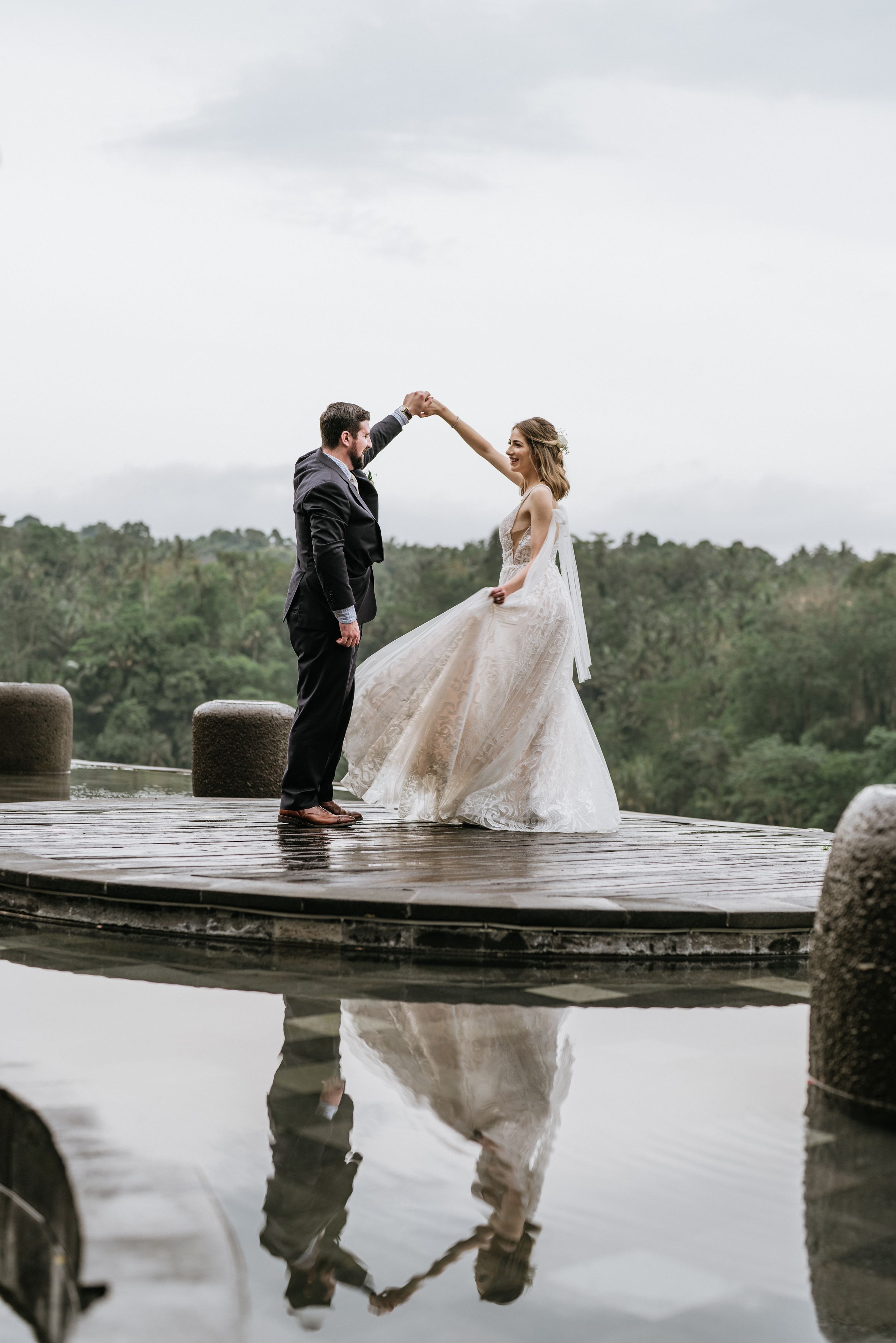 Bali wedding photography services at The Kayon Jungle Resort