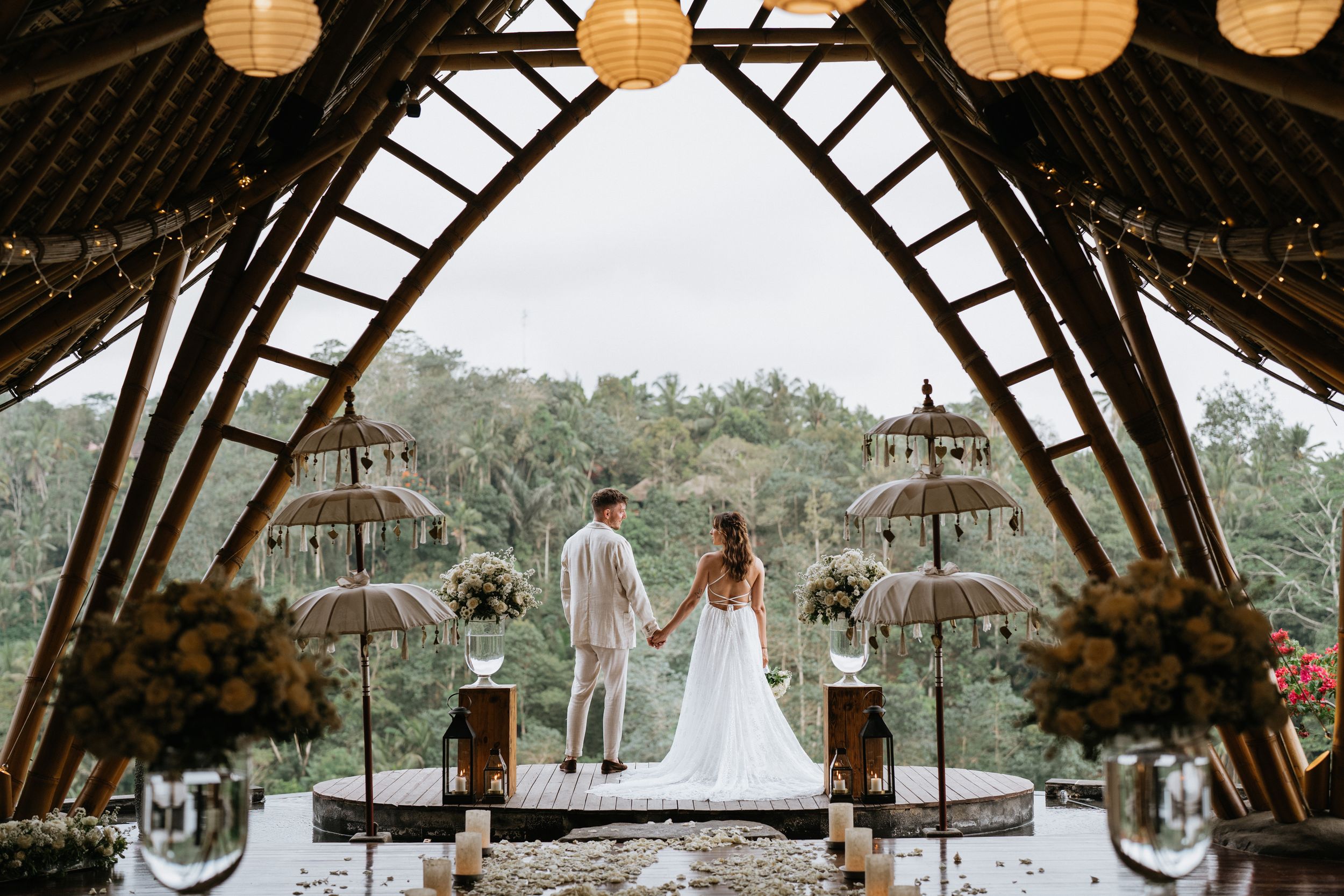 Bali wedding photography services at The Kayon Jungle Resort