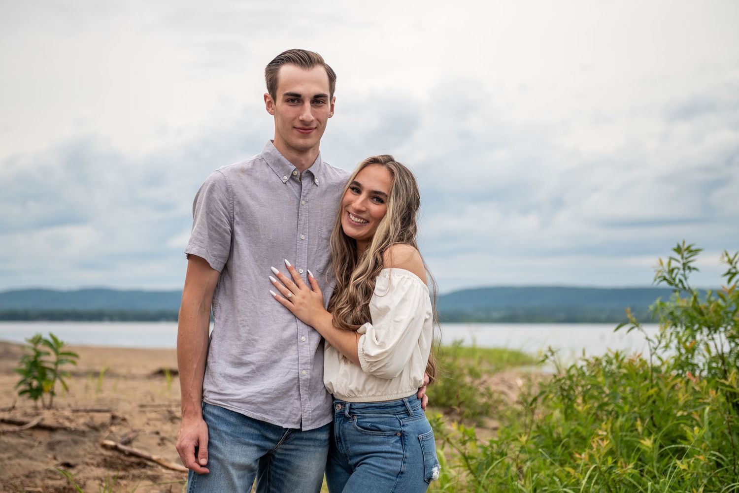 Beach engagement session, Constance Bay, Dunrobin engagement photos, Ottawa engagement photographer, beach love story