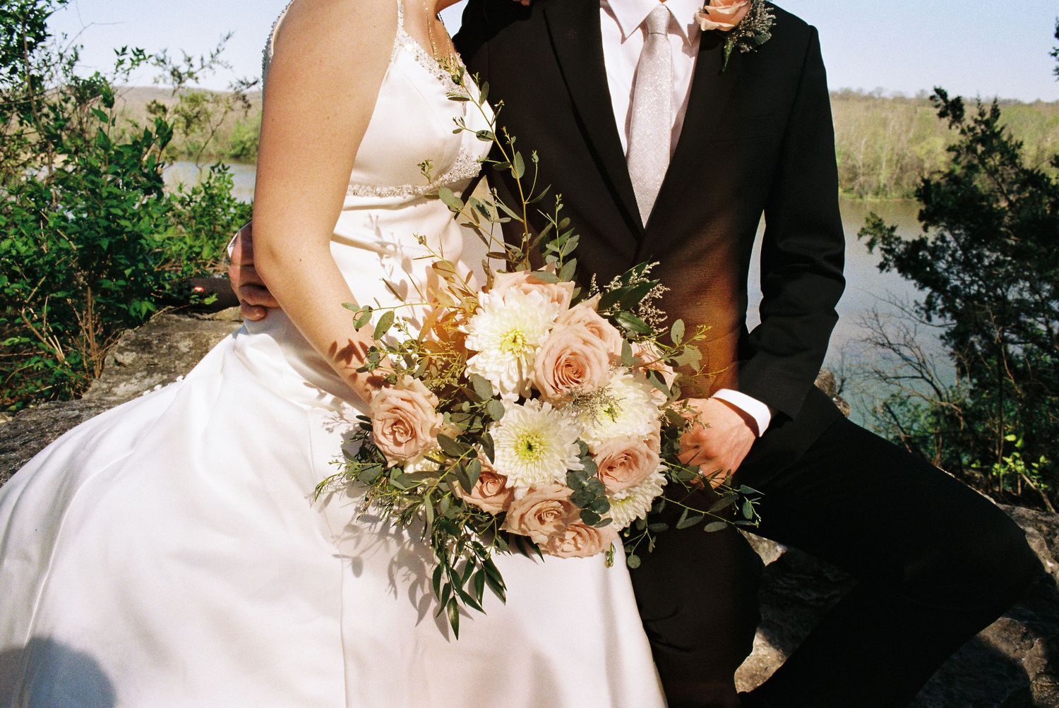 springfield missouri spring wedding elopement on film springfield film photographer