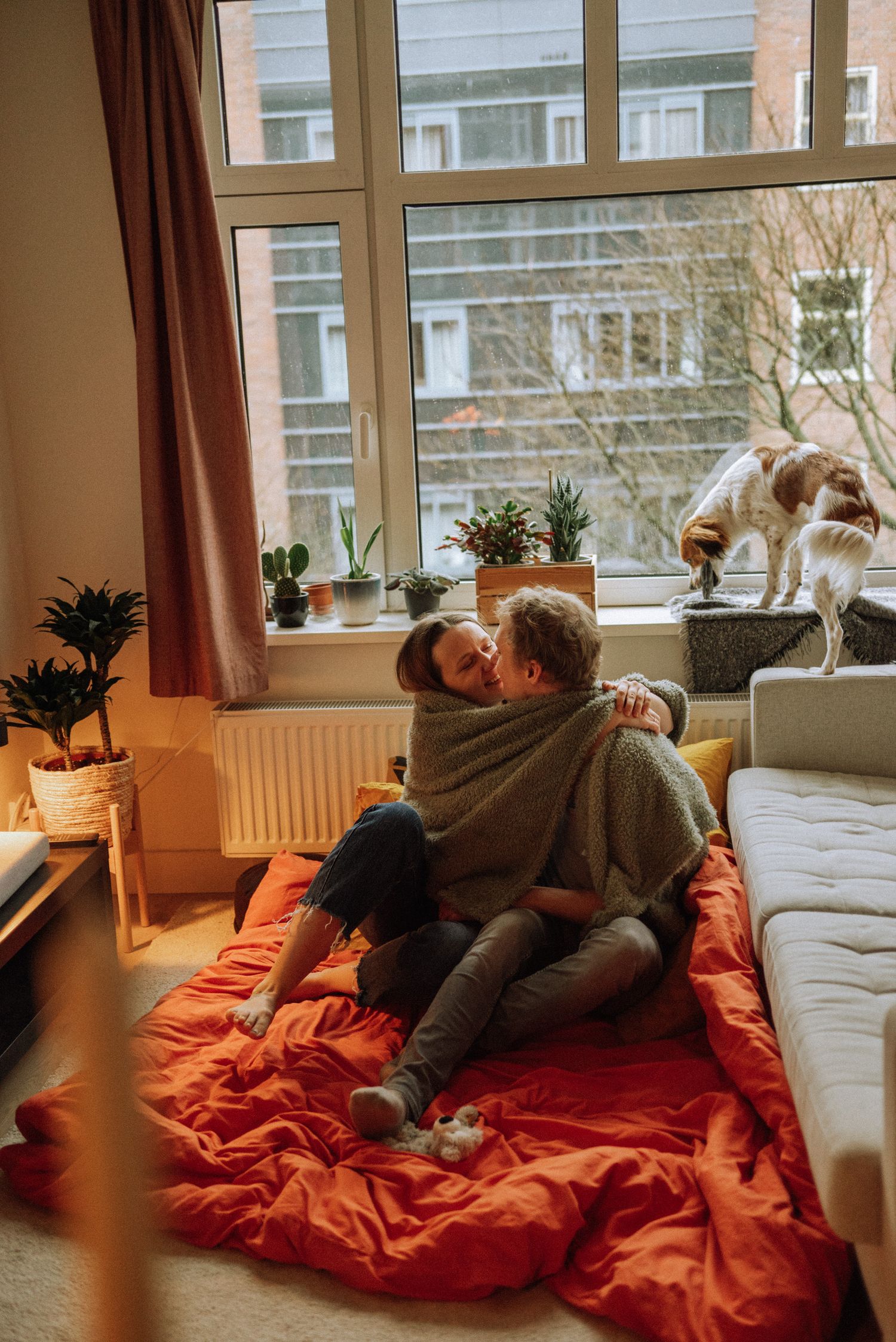 Home couple photoshoot Amsterdam