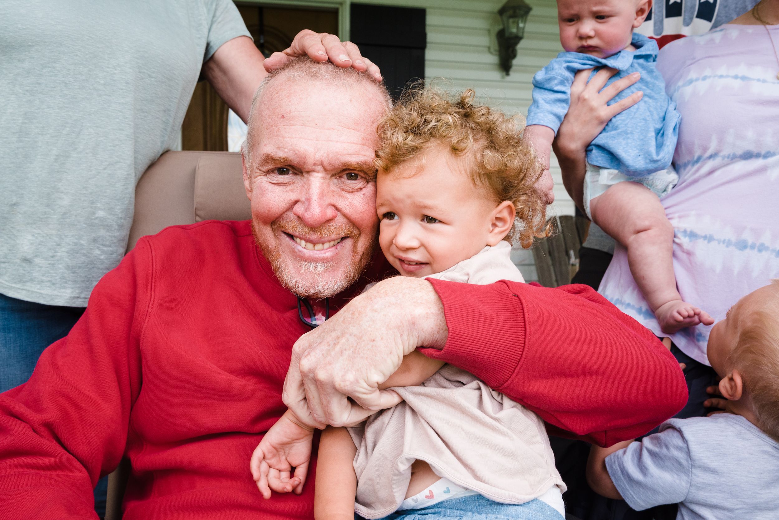 Memphis family photographer captures legacy moments with grandparents who want photos with their grandchildren.