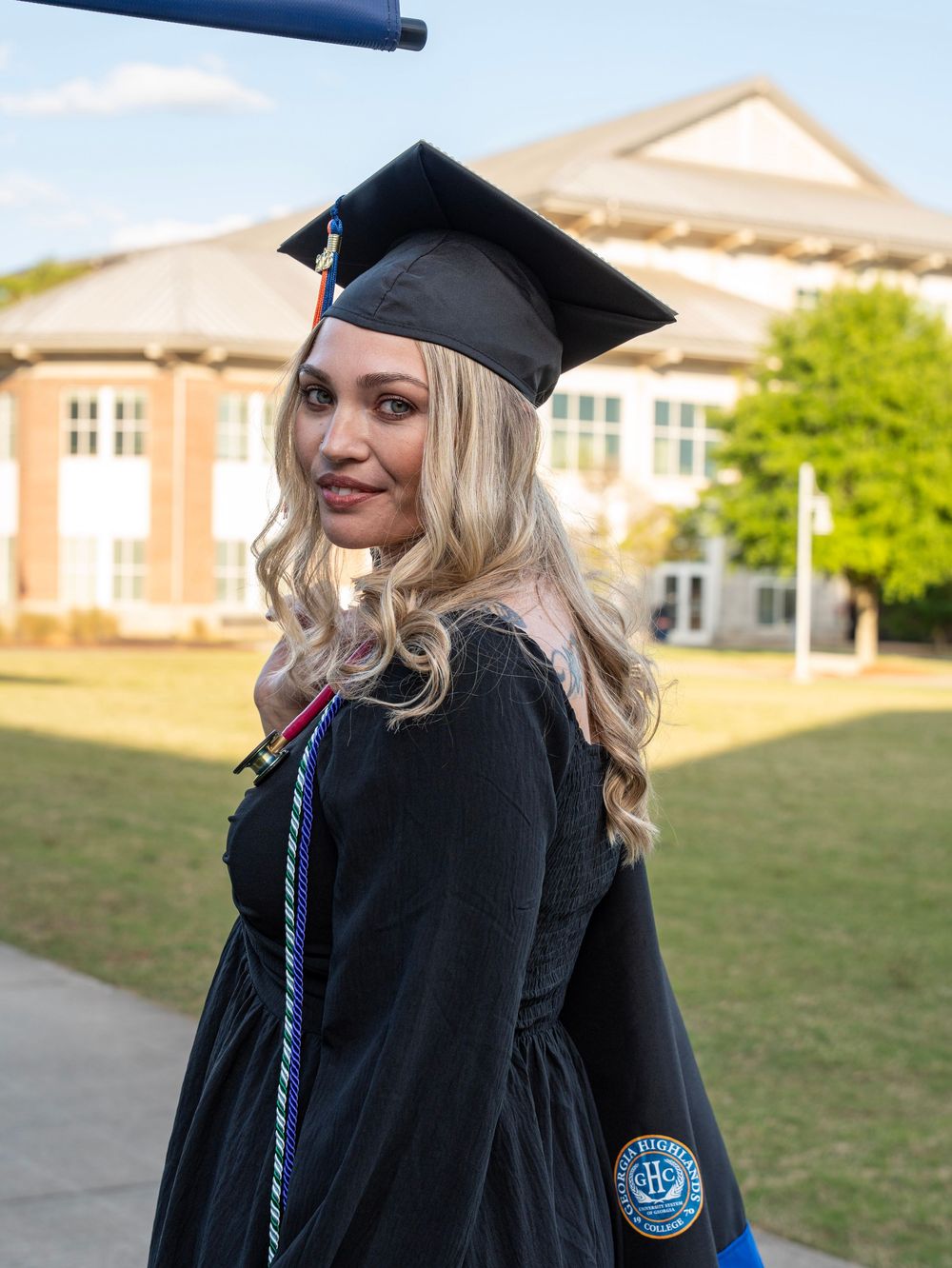 Cartersville Georgia Highlands College Campus. RN Graduate Portrait Session. Alumni. Nursing School Graduate