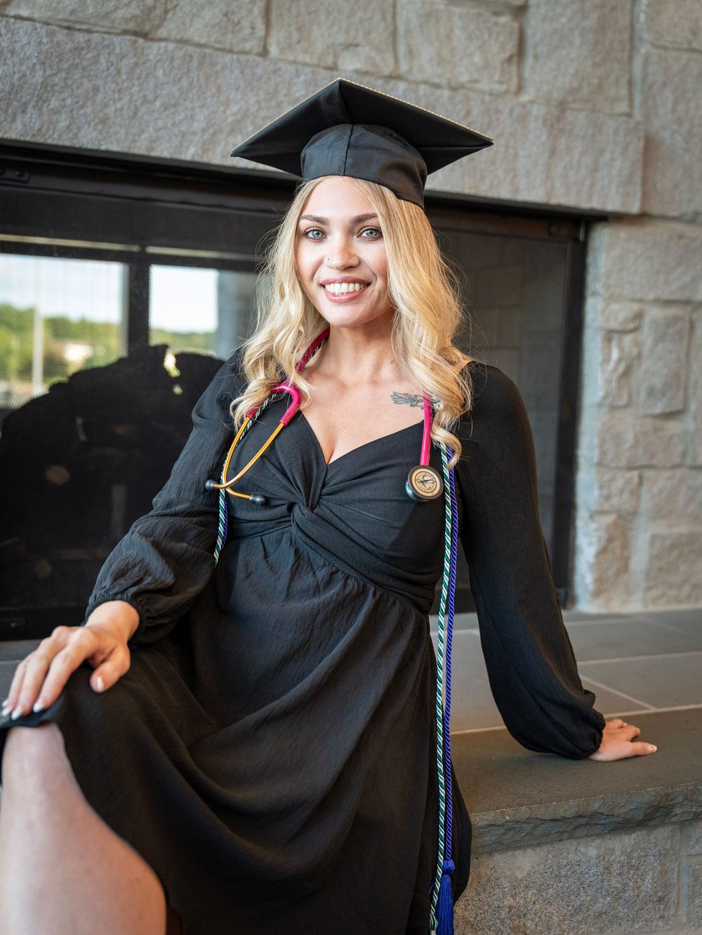 Cartersville Georgia Highlands College Campus. RN Graduate Portrait Session. Alumni. Nursing School Graduate.