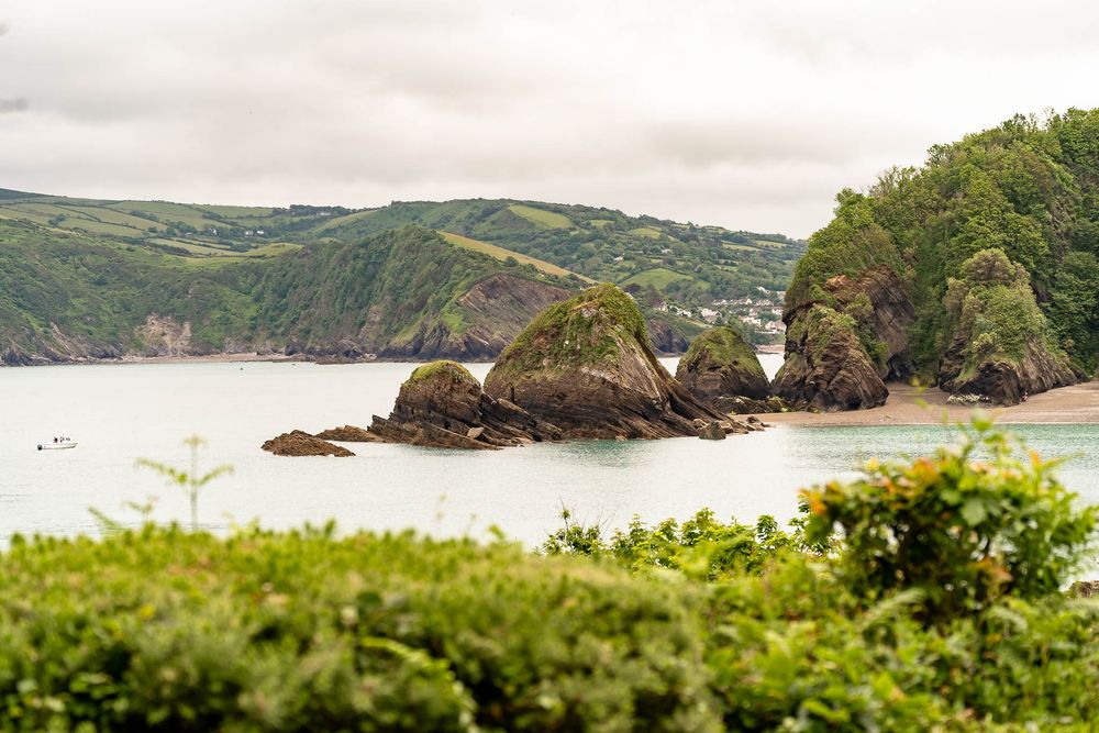 Coastal views at Watermouth Cove Weddings by Passion 4 Photos