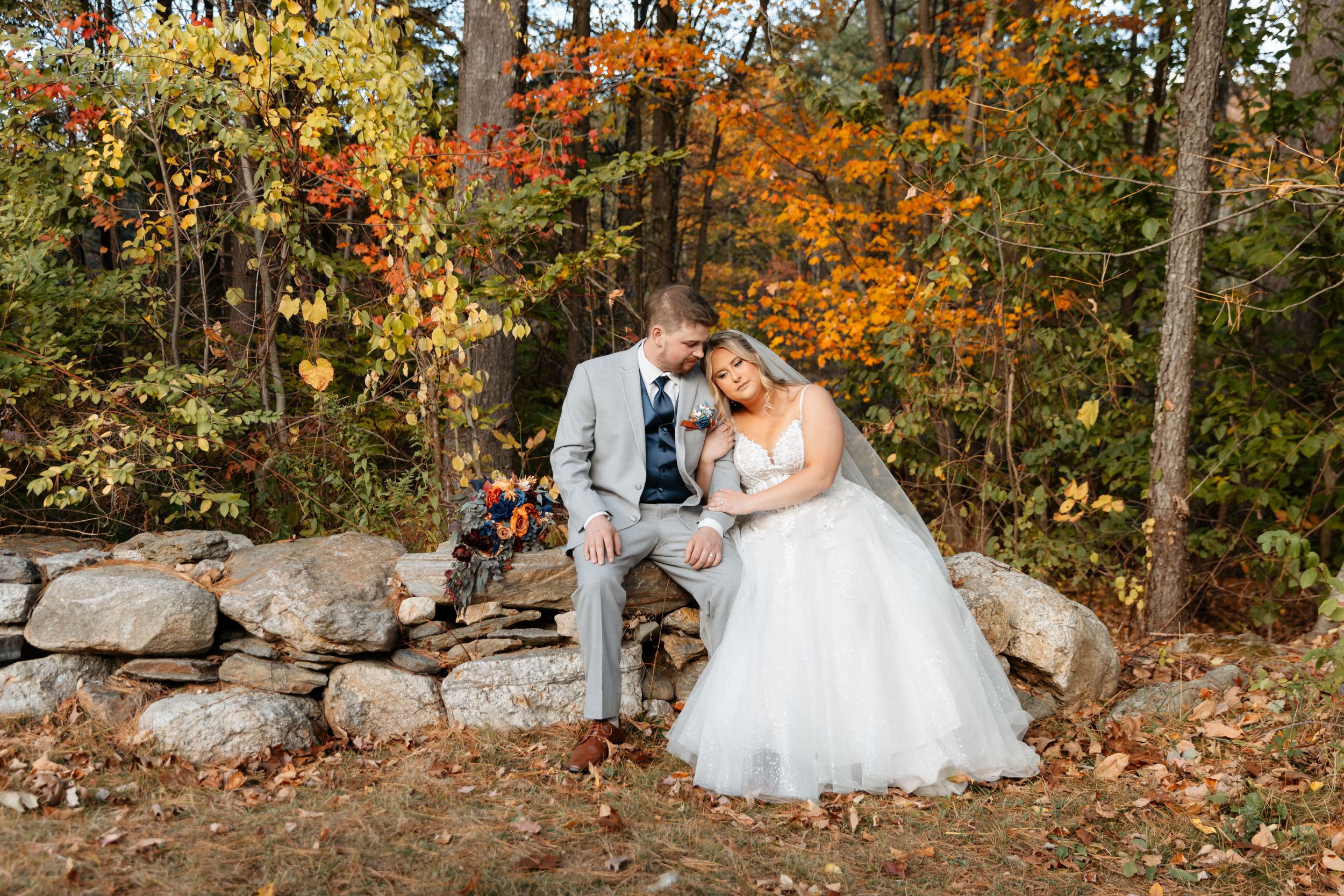 Kitz Farm Wedding Photographer NH Southern NH Documentary Wedding Photographer NH Barn Wedding Venue Fall Wedding New England Foliage Field