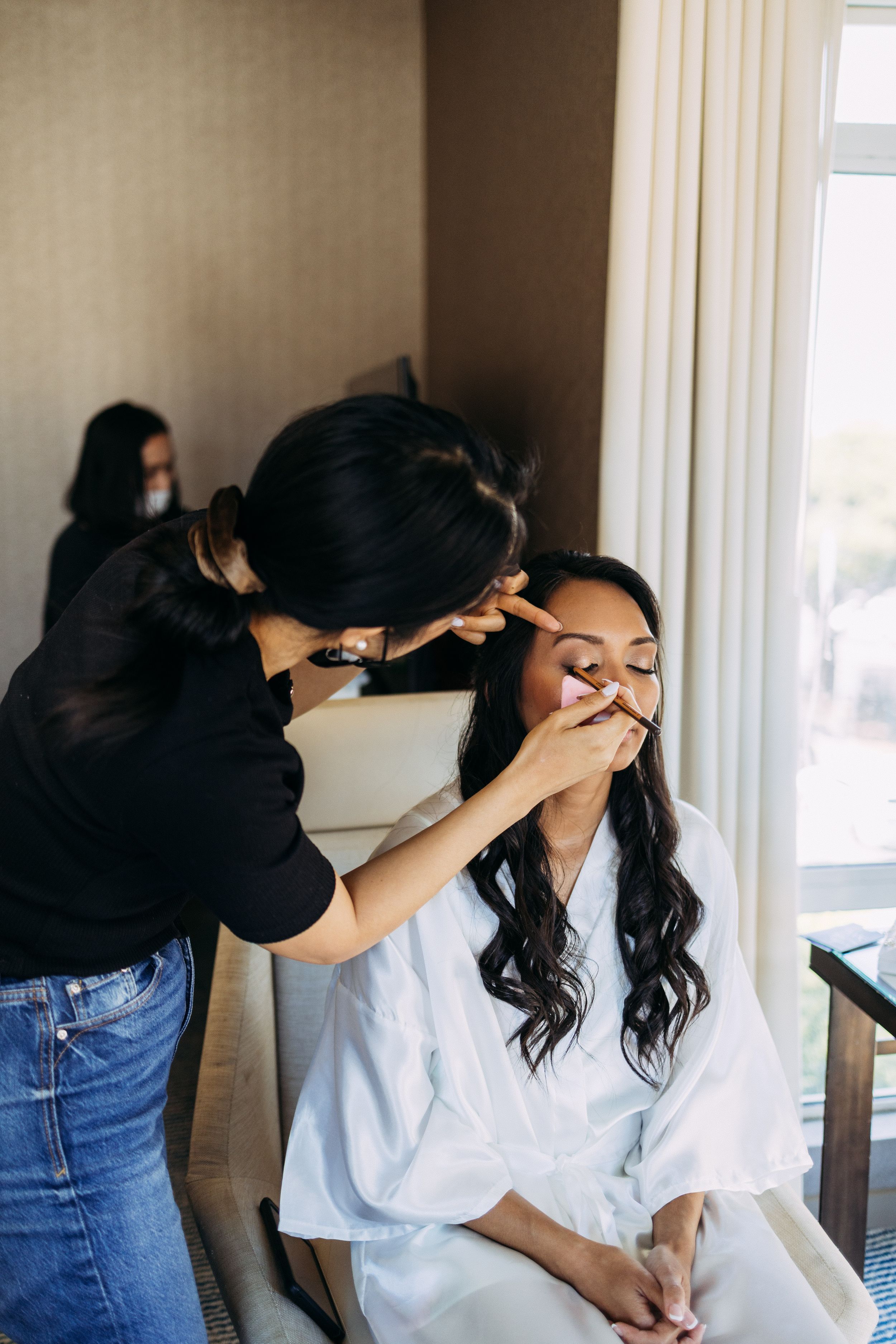 Bridal makeup at Hotel Zoe