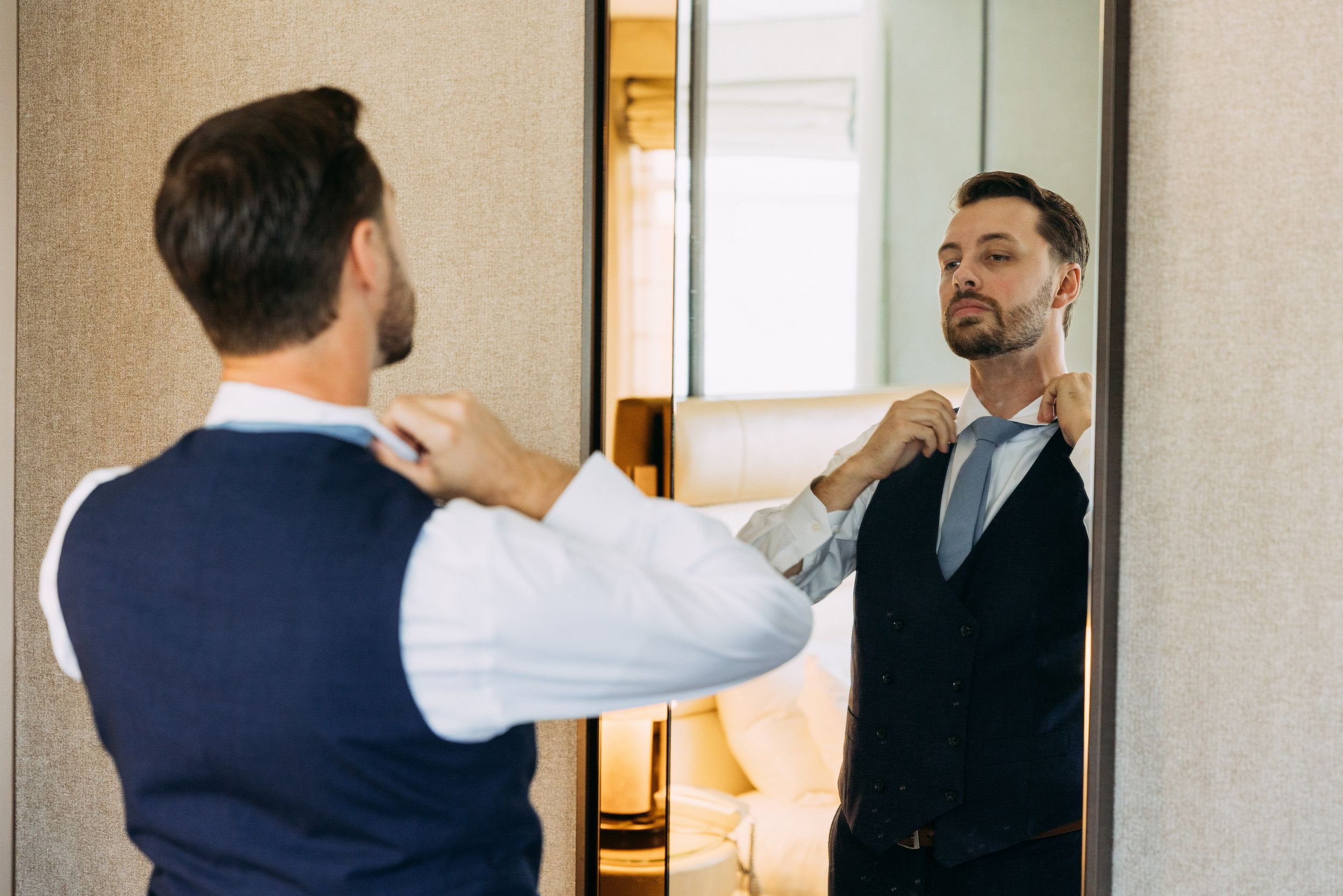 Hotel Zoe getting ready for wedding