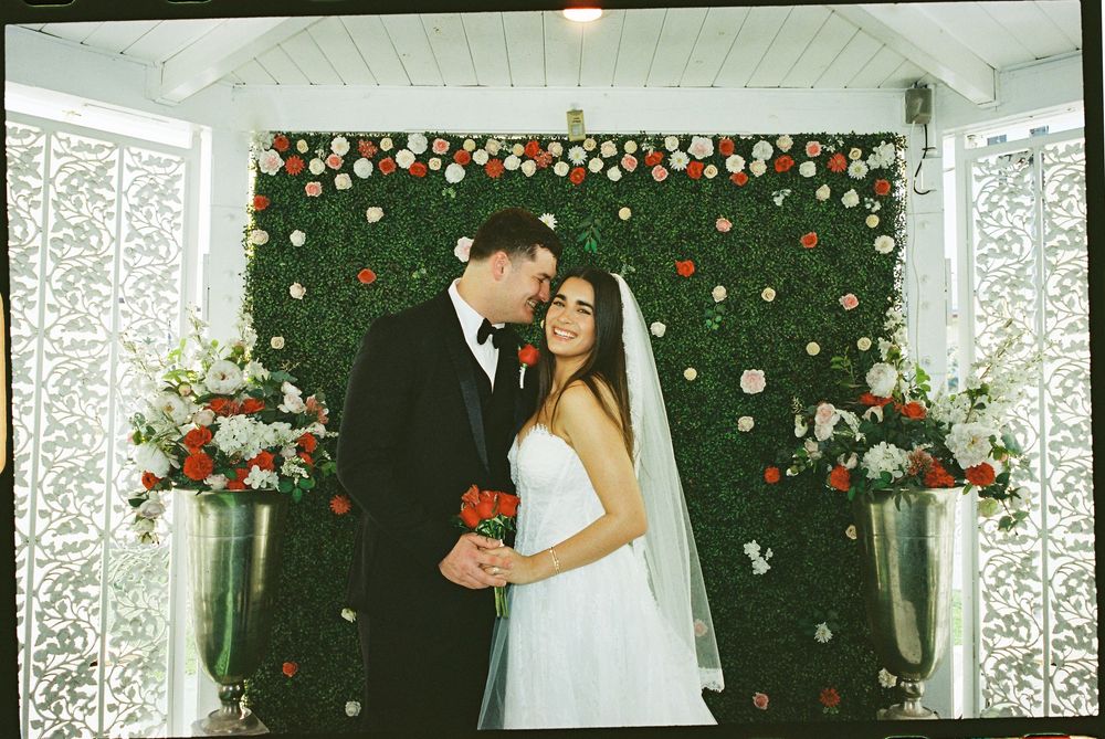 Little White chapel elopement on 35mm film
