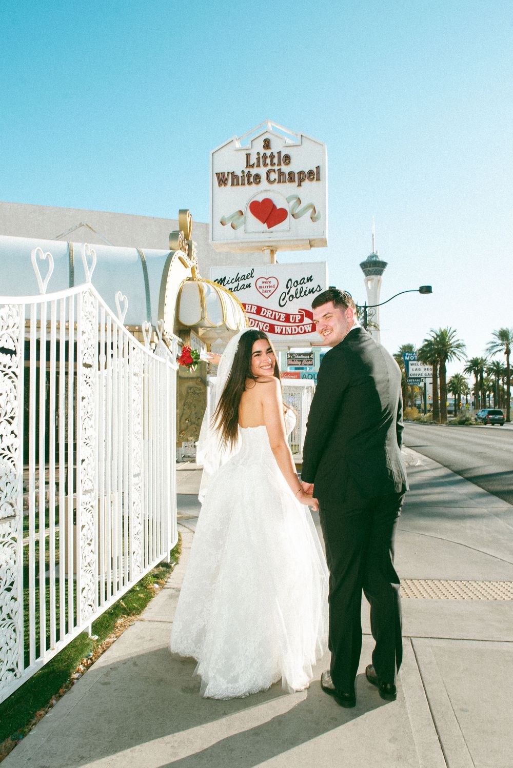 Little White chapel elopement on 35mm film