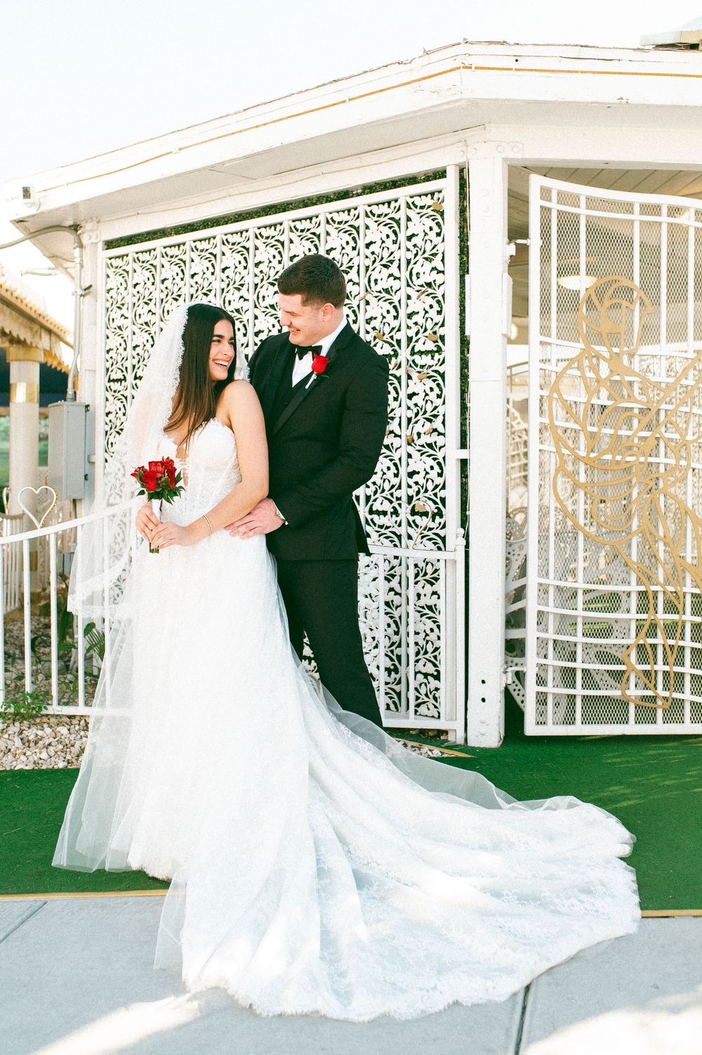 Little White chapel elopement on 35mm film
