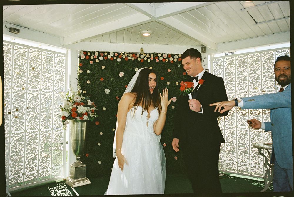 Little White chapel elopement on 35mm film