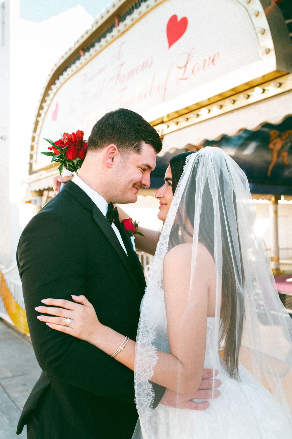 Little White chapel elopement on 35mm film