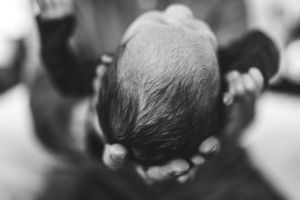 Newborn photo by Kristy Baker Photography, a local Steamboat Springs, Colorado photographer.