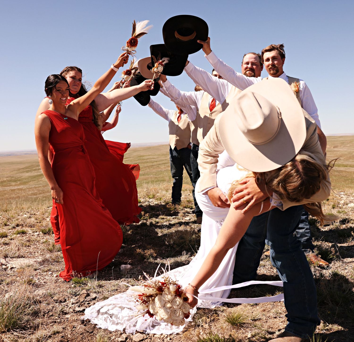 Western Wedding Photo